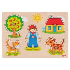 GOKI - Rompecabezas de gato y perro - Puzzles