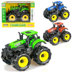 Ginmar - Set de Juguetes de Tractor de Granja - Mecanismo de Fricción