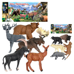 Ginmar - High Mountain - Wild Animal Toy Collection Pack
