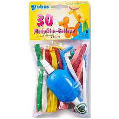 Globo - 30 Globos de Modelado con Bomba e Instrucciones