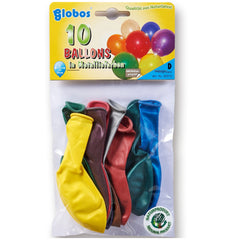 Globo - Globos Metálicos de 29 Cm - Paquete de 10