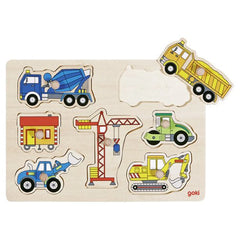 Gollness - Lift Out Puzzle Building Site Vehicles - Puzzles
