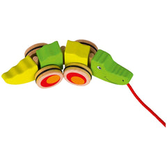 Gollness - Pull-Along Crocodile - Push & Pull Toys