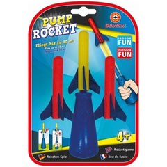 Gunther Flugspiele - Pump Rocket Foam Toy 3-Piece Set - Outdoor Play Equipment