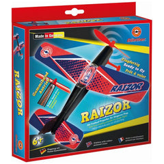Gunther Flugspiele - Hélice Voladora Raizor con Motor de Goma 25X22Cm - Equipamiento de Juego al Aire Libre