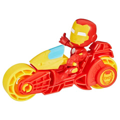 Hasbro - Action Figures - Marvel Spidey and Friends Motorcycle Set - 3 Years - Creative Play