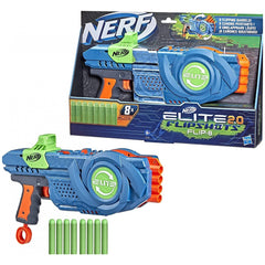 Hasbro - Nerf Elite 2.0 Flipshots Flip-8 Blaster - Equipamiento para Juegos al Aire Libre