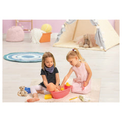 Heless - Muñecas - Set de bañera de 8 piezas - Juegos de imitación - 3+ Años