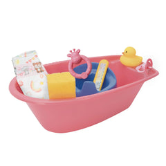Heless - Muñecas - Set de bañera de 8 piezas - Juegos de imitación - 3+ Años