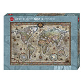 Heye - Puzzle Retro del Mundo - Puzzles - +14 - HEY29871