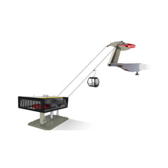 Jagerndorfer - Teleférico Negro-Amarillo D-line 1:32 - Modelismo