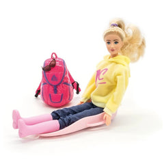 Jagerndorfer - Doll with Sled and Backpack - Dolls, Playsets & Toy Figures