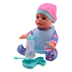 Johntoy - Muñeca Bebé Rose que Bebe y Hace Pipí de 30 cm - Muñecas, Juegos de Juego y Figuras de Juguete