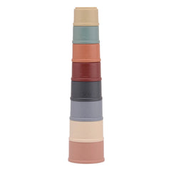 Johntoy - Bio Plastic Stackable Cups - Sorting & Stacking Toys