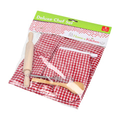 Johntoy - Juego de Chef Deluxe para el Hogar y la Cocina - Profesiones de Imaginación y Juego de Roles