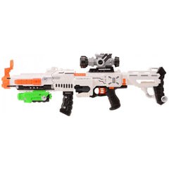 Johntoy - Tack Pro Sniper con 20 dardos y luz 75 cm - Equipamiento de juego al aire libre