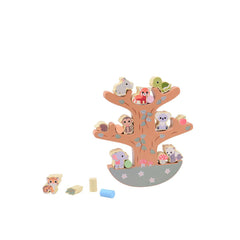 Johntoy - Árbol de Equilibrio de Madera - Juguetes de Actividad para Bebés