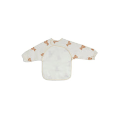 Jollein - Babero Impermeable con Mangas - Juguetes de Actividad para Bebés Oso de Peluche