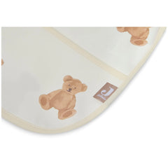 Jollein - Babero Impermeable con Mangas - Juguetes de Actividad para Bebés Oso de Peluche