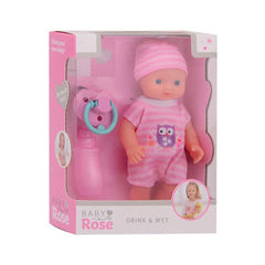 Joueco - Muñeca Coleccionable Baby-Rose Drink Pee