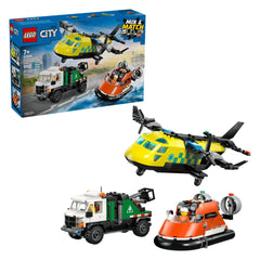 LEGO - City - Airplane, Service Truck & Hovercraft Remix - Construction Set Toys - 60505