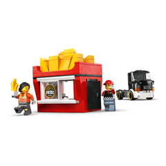 LEGO - Camión de Comida de Papas Fritas de la Ciudad - Juguetes de Set de Construcción