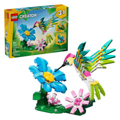 LEGO - Creator 3 en 1 Animales Salvajes Colibrí Colorido - Juguetes de Construcción