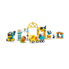 LEGO - DUPLO 3 en 1 Sitio de Construcción y Vehículos - Juguetes de Set de Construcción