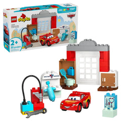 LEGO-DUPLO-Disney-Pixar-Cars-La-visita-de-McQueen-al-garaje-de-Doc-Juego-de-construcción-Juguetes