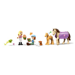 LEGO - Amigos Remolque de Caballo y Potro - Juguetes de Construcción