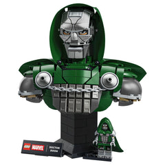 LEGO - Doctor Doom Bust - Juguetes de Construcción - +18 - Coleccionable - 72076345