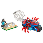 LEGO - Marvel Spidey en su motocicleta vs Rhino - Juguetes de set de construcción