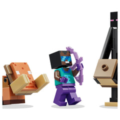LEGO - Viaje al Portal del Nether y del End de Minecraft - Juguetes de Set de Construcción