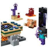 LEGO - Viaje al Portal del Nether y del End de Minecraft - Juguetes de Set de Construcción