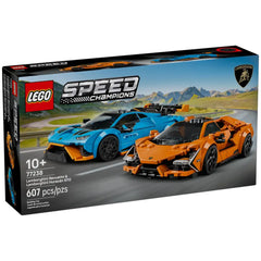 LEGO - Speed Champions Lamborghini Revuelto y Huracán STO - Figuras de Acción y Juguetes
