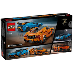 LEGO - Speed Champions Lamborghini Revuelto y Huracán STO - Figuras de Acción y Juguetes