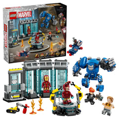 Lego - Marvel Super Héroes - Laboratorio de Iron Man: Sala de Armaduras - Juguetes de Construcción