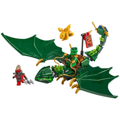Lego - Ninjago - Dragón Verde del Bosque de Lloyd - Juguetes de Construcción