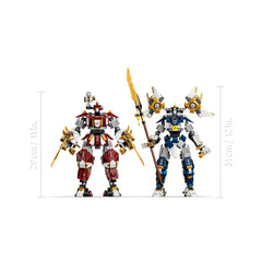 LEGO - Ninjago Los Mechs Gemelos Titanes - Juguetes de Construcción - +12 - Figuras de Acción - 72071870