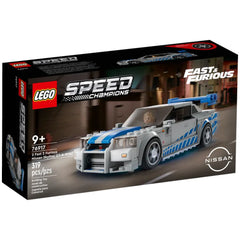 Lego - Speed Champions - 2 Fast 2 Furious Nissan Skyline GT-R (R34) - Juguetes de Set de Construcción