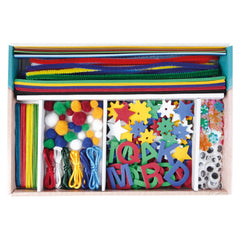 Lena - Caja de Manualidades Azul - Artes y Manualidades