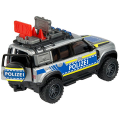 Majorette Land Rover Defender 90 Vehículos de Juego de Policía