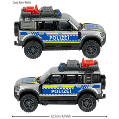 Majorette Land Rover Defender 90 Vehículos de Juego de Policía