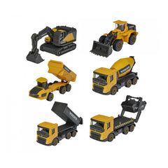 Majorette - Set de vehículos de construcción Volvo de 3 piezas - Vehículos de juego