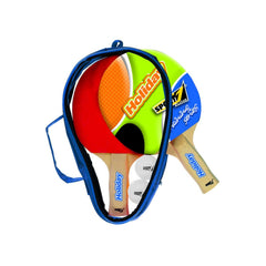 Mandelli - Set de Raquetas de Ping Pong Sport1 para Entrenamiento de Vacaciones con Funda y Pelotas - Juguetes Deportivos