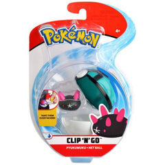 JAZWARES - Figura Clip N Go de Pokémon y Poké Ball - Figuras de Acción y Juguetes