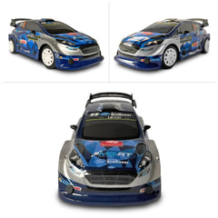 Mondo - Ford Fiesta WRC Control Remoto 2.4 GHz 1:24 Función Completa con Carrocería de Lexan - Vehículos de Juego