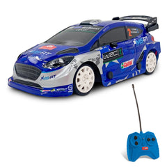 Mondo - Ford Fiesta WRC Control Remoto 2.4 GHz 1:28 Función Completa con Carrocería de Lexan - Vehículos de Juego
