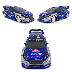 Mondo - Ford Fiesta WRC Control Remoto 2.4 GHz 1:28 Función Completa con Carrocería de Lexan - Vehículos de Juego