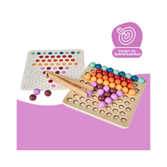 SIMBA - Montessori by Eichhorn Juego de Perlas Clasificadoras - Juguetes Educativos - 4 Años - 58701324